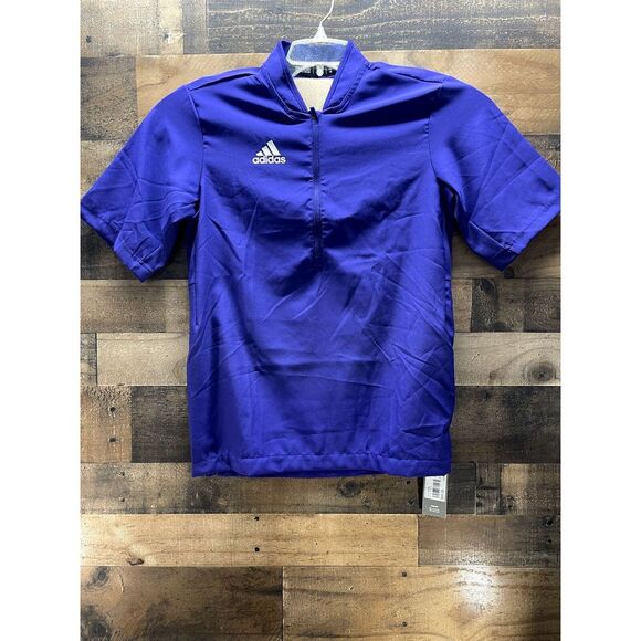 Adidas‎ Purple Quarter Zip Jacket X-Small *WITH TAGS* - Picture 1 of 4